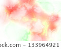 可愛的水彩背景 133964921