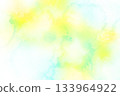 可愛的水彩背景 133964922