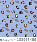 seamless pattern shabu suki 133965468