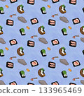 seamless pattern shabu suki 133965469