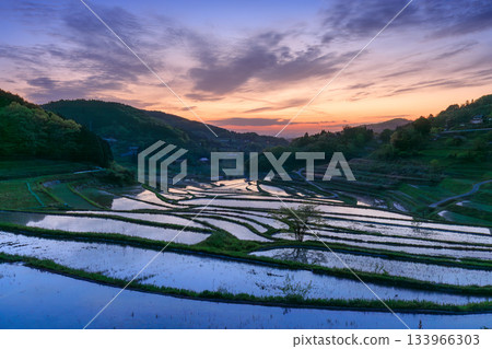 Otsuki Kazuni的Okayama_露台水稻梯田 133966303