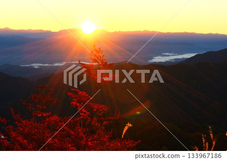 阿知村的天空 園原的星空與日出 133967186