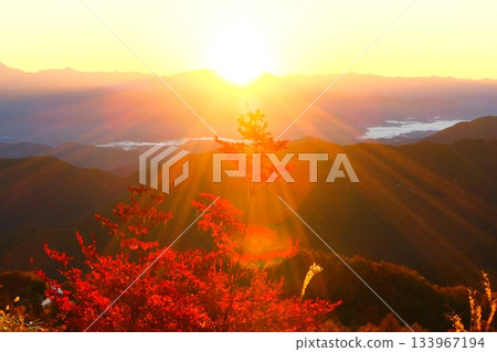 Achi Village Heavens Sonohara's Starry Sky and Sunrise 133967194