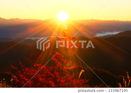Achi Village Heavens Sonohara's Starry Sky and Sunrise 133967195
