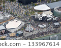 The Osaka Kansai Expo venue was packed just before the closing ceremony. 133967614