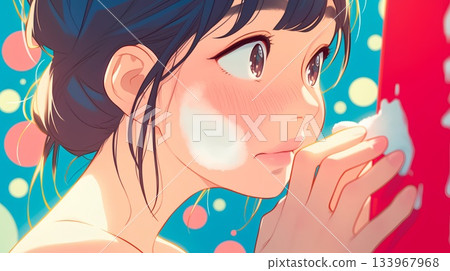 護膚品女性 133967968