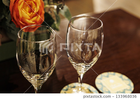 High-class atmosphere table coordination Color tree Western-style tableware image image 133968036