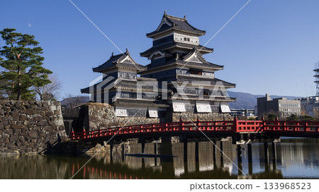 2025年11月29日，秋高氣爽的一天，松本城。 133968523