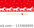 New Year's Card Happy New Year 2026 133968899