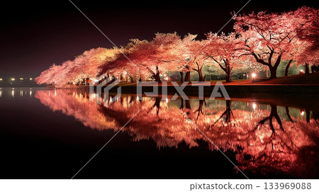 櫻花在晚上 133969088