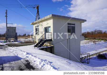 沼尻泵站（江別市） 133969598