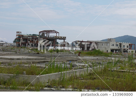 Disaster area in Minamisanriku, 2012 133969800