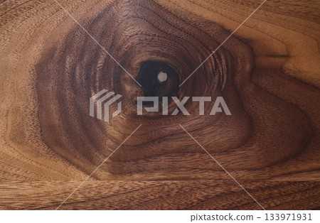 Real black walnut wood texture with natural grain 133971931