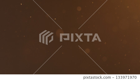 dust particles floating in air with warm light 133971970