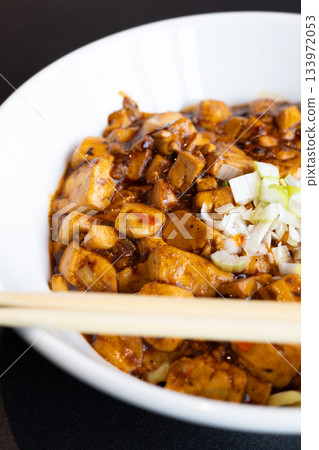 Delicious mapo tofu noodles Delicious mapo tofu noodles 133972053