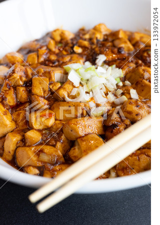 Delicious mapo tofu noodles Delicious mapo tofu noodles 133972054