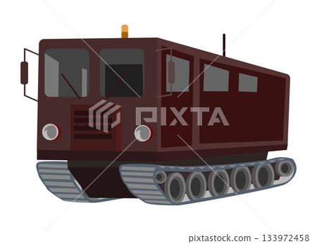 雪地摩托車插圖 雪地摩托車插圖 133972458