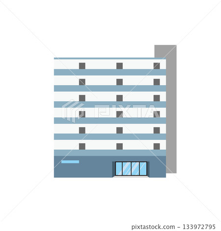 白色的公寓 133972795