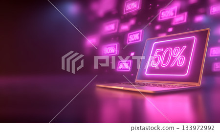Neon 50% discount on laptop screen for online sale 133972992