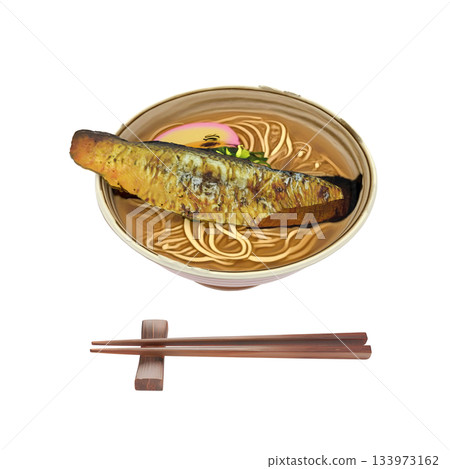 Herring soba, a New Year's soba dish 133973162
