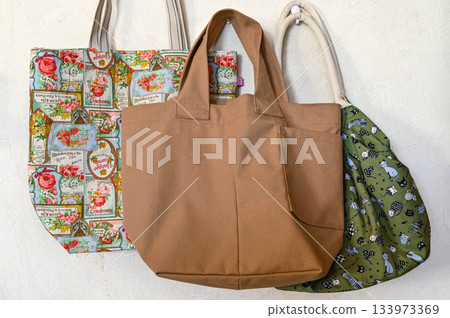 Handmade bags with various patterns Handmade bags with various patterns 133973369