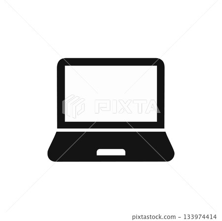 Laptop icon, computer mark, pictogram Laptop icon, computer mark, pictogram 133974414