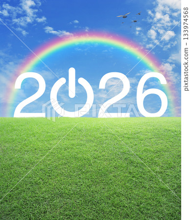 Happy new year 2026 success concept Happy new year 2026 success concept 133974568