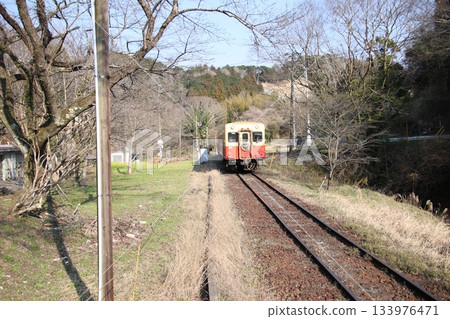 Kominato railway station Kija Nakano station departure Kiha 200 133976471
