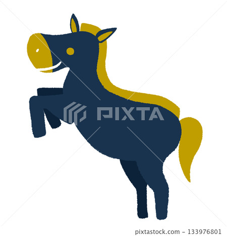 Jumping Horse Blue Jumping Horse Blue 133976801