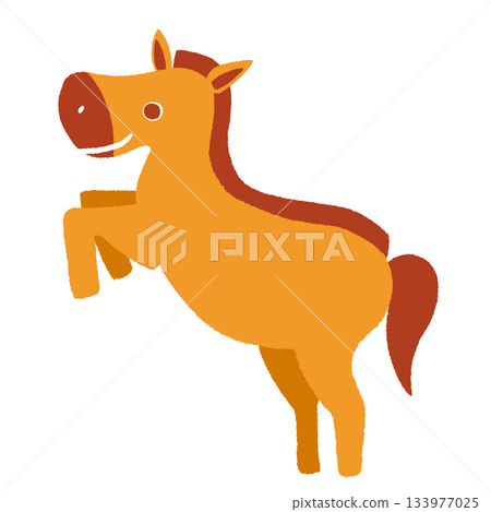 Jumping Horse Orange Jumping Horse Orange 133977025