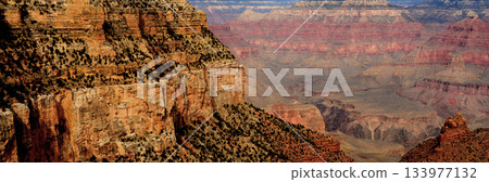 Hazy Sky Day At The Grand Canyon Arizona 133977132