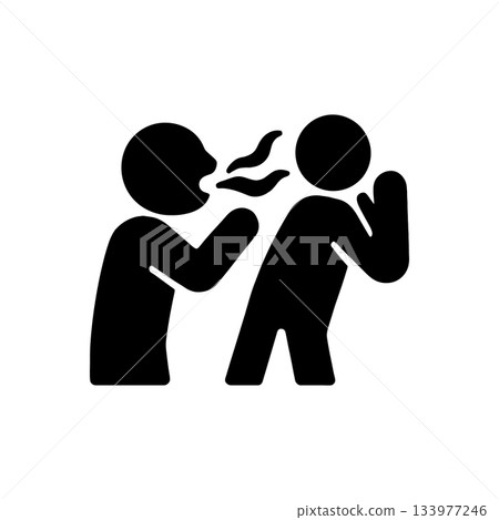 Repulsive Oral Odor Halitosis Icon Repulsive Oral Odor Halitosis Icon 133977246