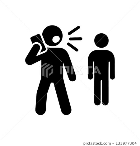 Rude Loud Phone Conversation Icon Rude Loud Phone Conversation Icon 133977304