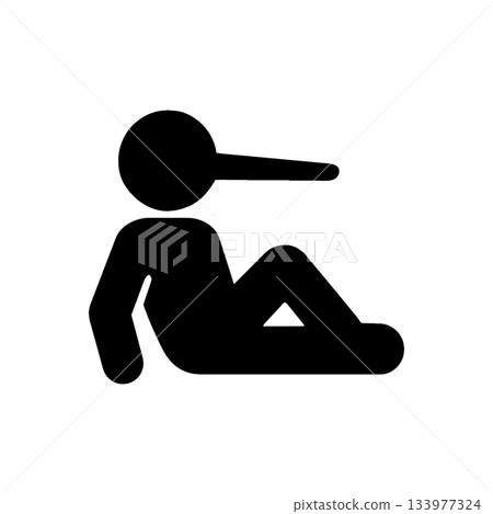 Pathological Lying Deception Icon 133977324