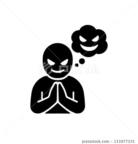 Deceptive Hypocrite Evil Thought Icon Deceptive Hypocrite Evil Thought Icon 133977335
