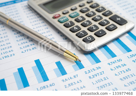 Stethoscope on chart or graph paper, Financial, account, statistics and business data medical health. Stethoscope on chart or graph paper, Financial, account, statistics and business data medical health. 133977468