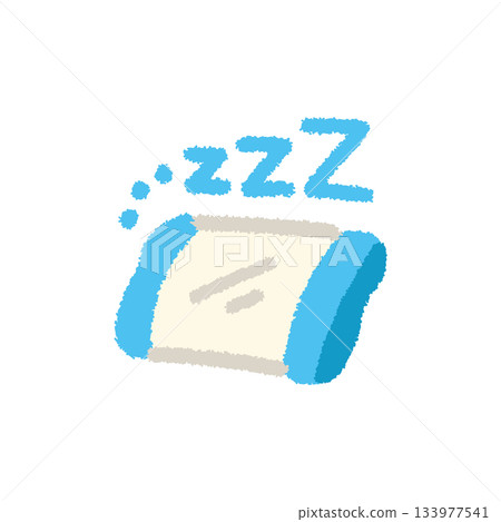 枕頭簡約插畫粉彩可愛圖標 133977541