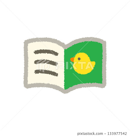 Picture book simple illustration pastel cute icon Picture book simple illustration pastel cute icon 133977542