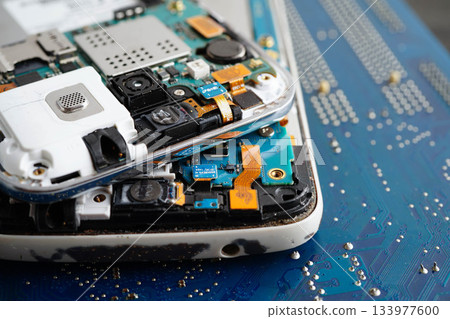 Repairing and upgrade circuit mainboard of notebook, electronic, computer hardware and technology. 133977600