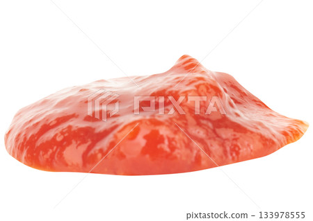 tomato ketchup isolated on white background 133978555