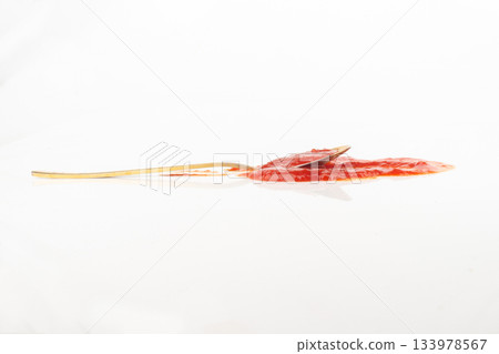 tomato ketchup isolated on white background spoon 133978567