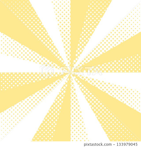 Concentrated line background illustration simple yellow vector 133979045