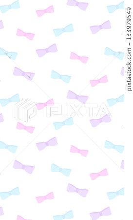 Pastel color ribbon check pattern, transparent, vertical 16:9 size 133979549