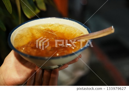 台灣夏季必備!軟糯Q彈的愛玉果凍 台灣夏季必備!軟糯Q彈的愛玉果凍 133979627