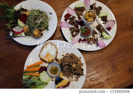 Traditional Thai cuisine Traditional Thai cuisine 133980096