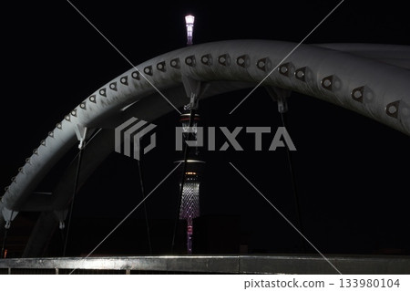 從東深川橋眺望晴空塔 從東深川橋眺望晴空塔 133980104