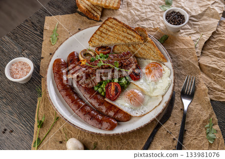 Full english breakfast meal Full english breakfast meal 133981076