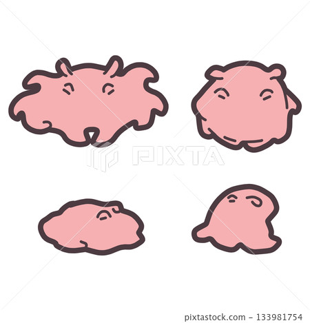 簡單可愛的章魚插畫集 簡單可愛的章魚插畫集 133981754