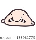 一張變形的軟體動物插圖 133981775