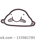 一張變形的軟體動物插圖 133981785